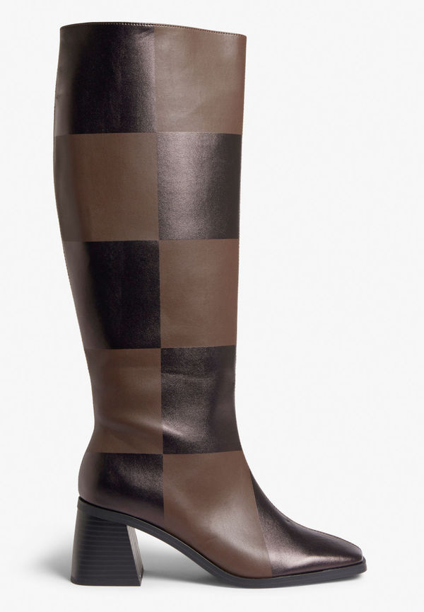Knee-high boots - Brown