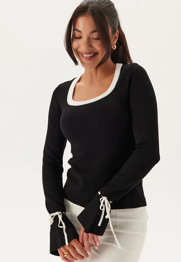 Knitted Bow Sweater