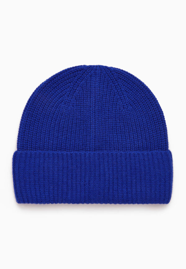 KNITTED CASHMERE BEANIE
