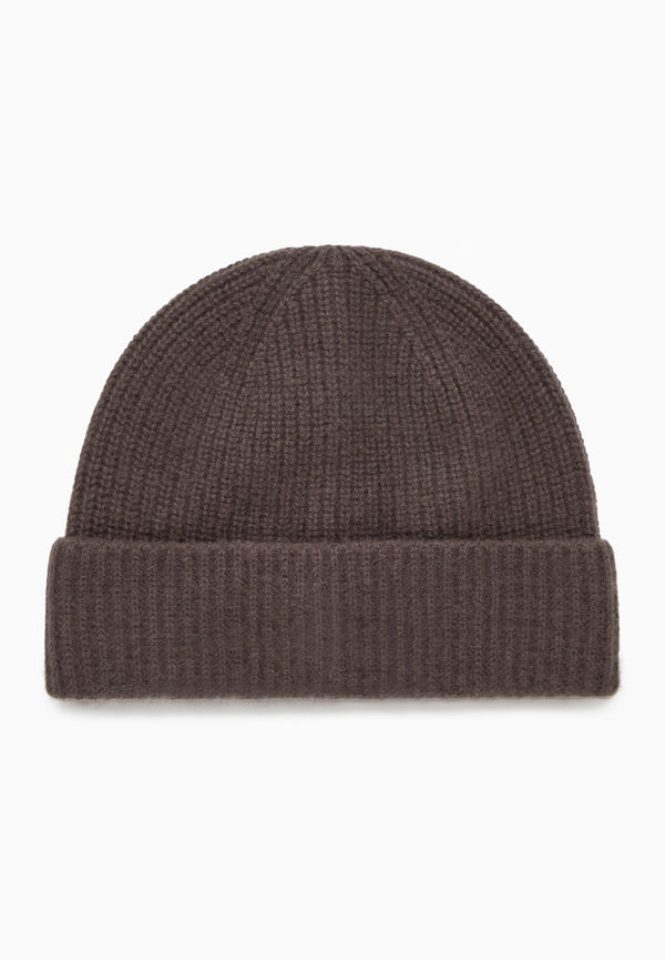 KNITTED CASHMERE BEANIE
