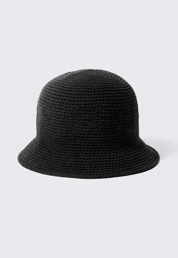 Knitted Cotton Bucket Hat