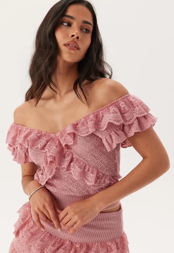 Knitted Frill Top