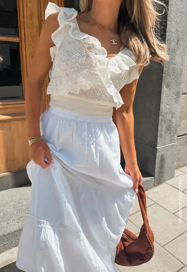 Knitted Frill Top