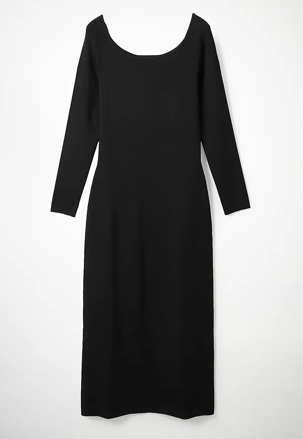 KNITTED OFF-SHOULDER TUBE DRESS