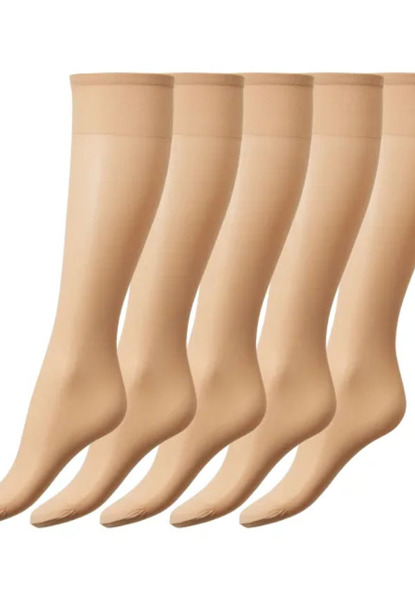 Knästrumpor 20 Den, Matt, 5-pack