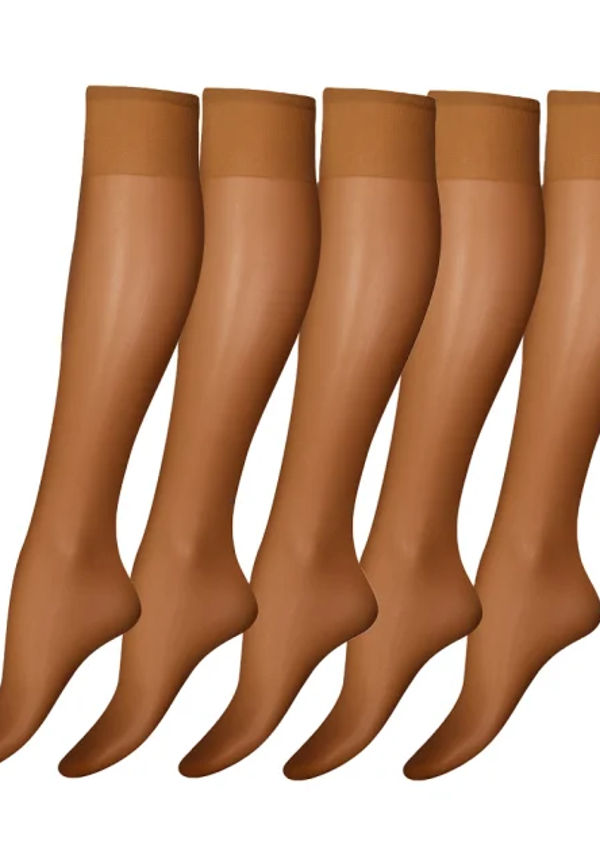 Knästrumpor 20 Den, Matt, 5-pack