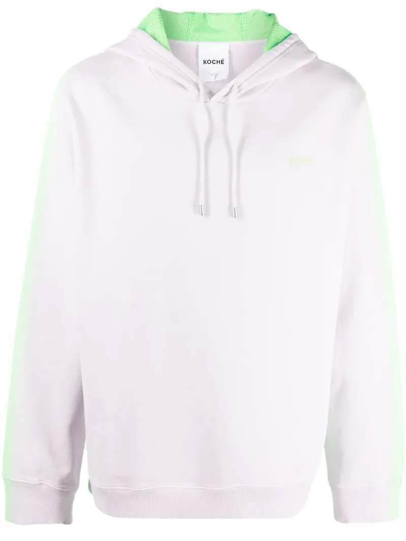 Koché tvåfärgad hoodie - Lila