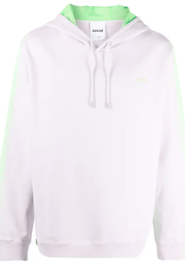 Koché tvåfärgad hoodie - Lila