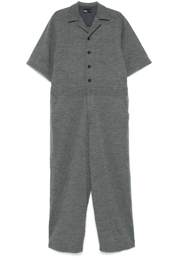 Kolor jumpsuit med vida ben - Grå