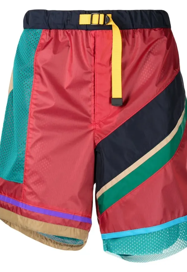 Kolor träningsshorts med lappdesign - Flerfärgad