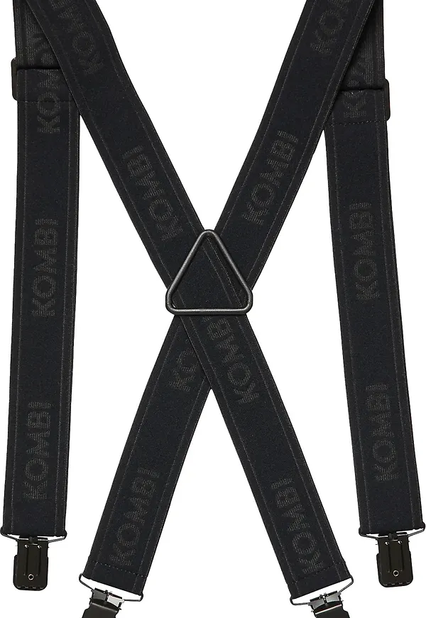 Kombi Unisex SUSPENDERS Black
