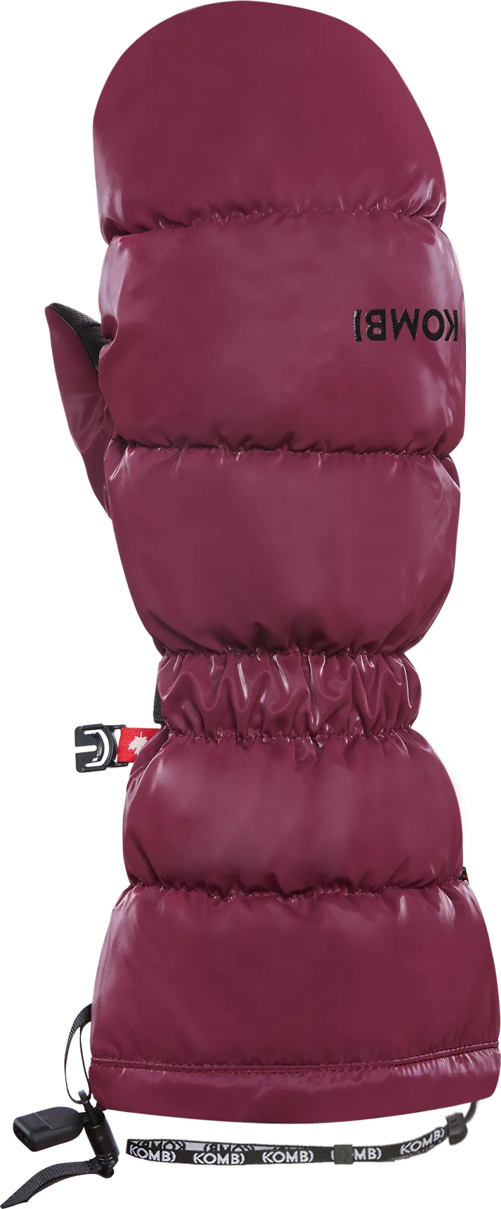 Kombi Women's Snazzy Ethical Goose Down Mittens Rosewood Red