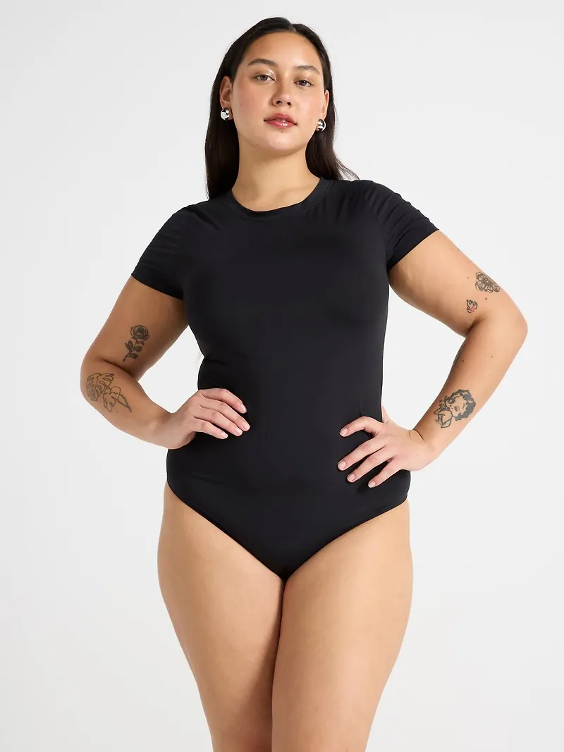 Kortärmad body