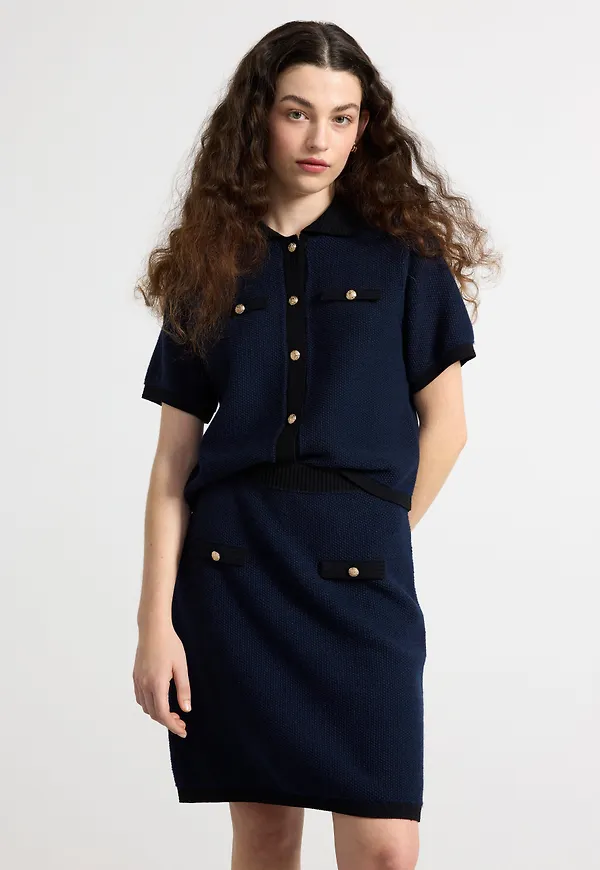 Kortärmad cardigan