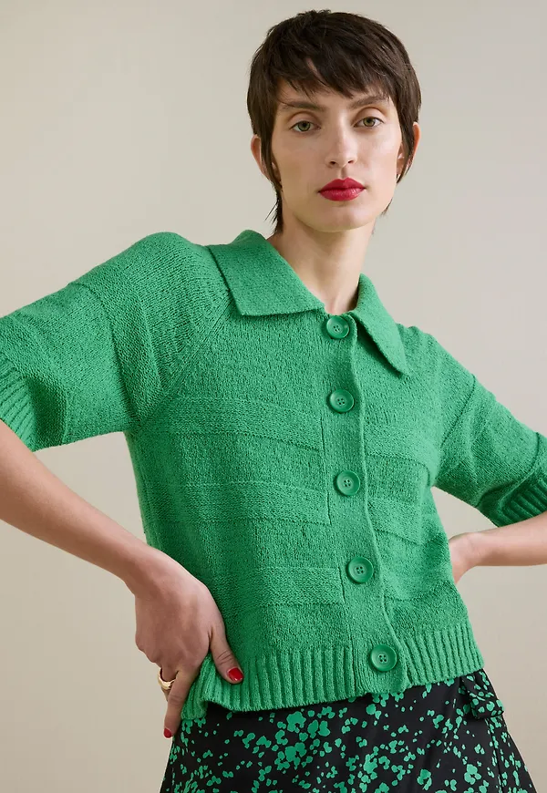 Kortärmad cardigan