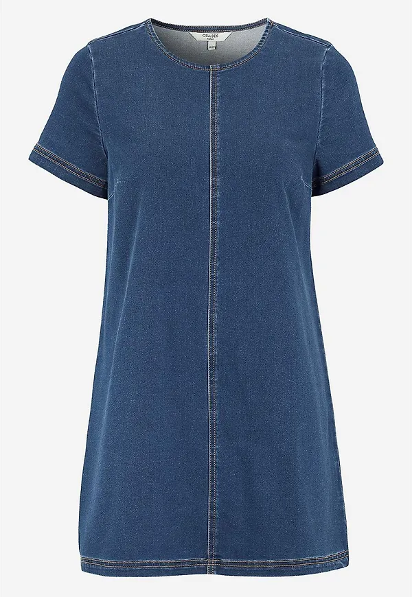 Kortärmad denimtunika Olina