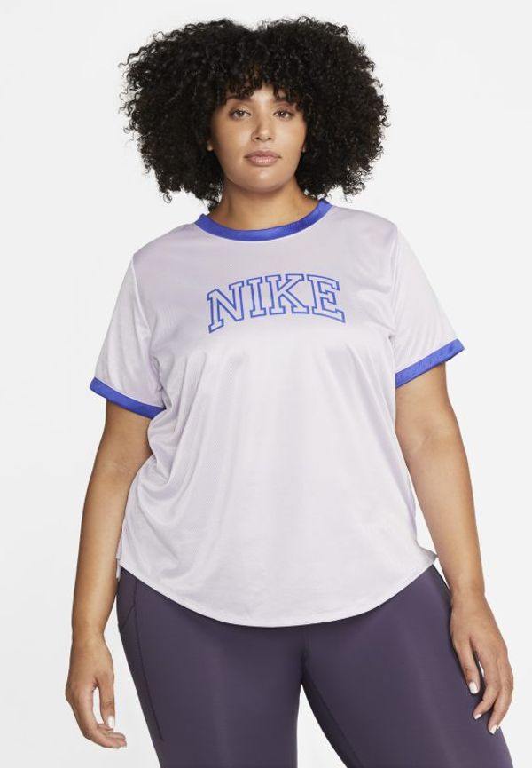 Kortärmad löpartröja Nike Dri-FIT Swoosh Run för kvinnor - Lila