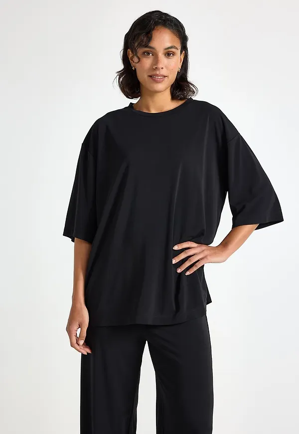 Kortärmad oversized topp