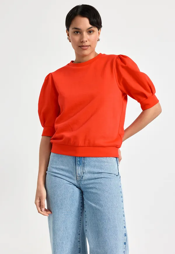 Kortärmad sweatshirt