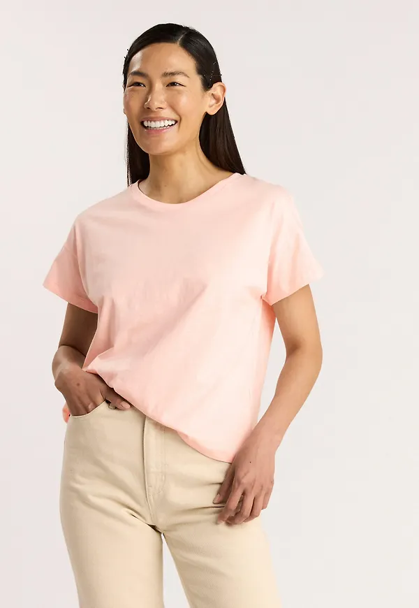 Kortärmad t-shirt i bomull