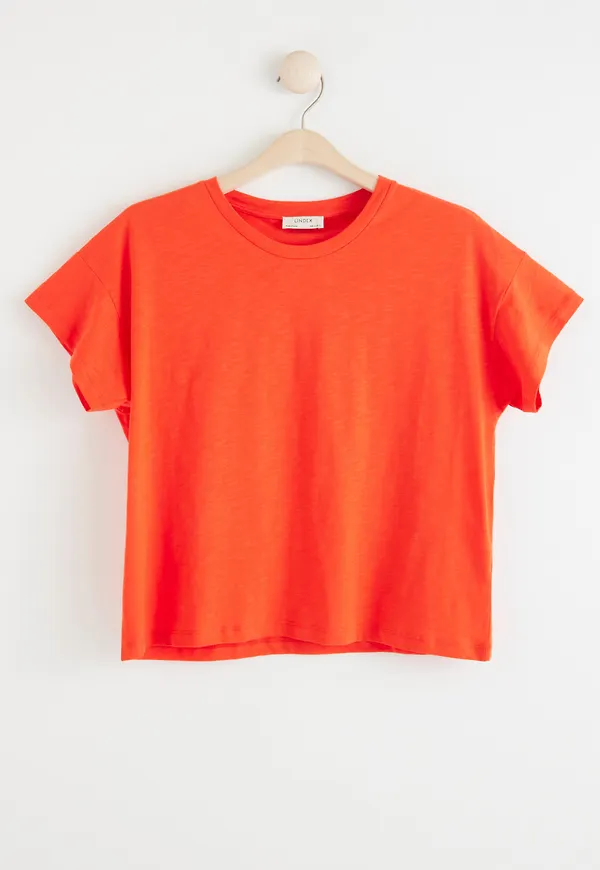 Kortärmad t-shirt i bomull