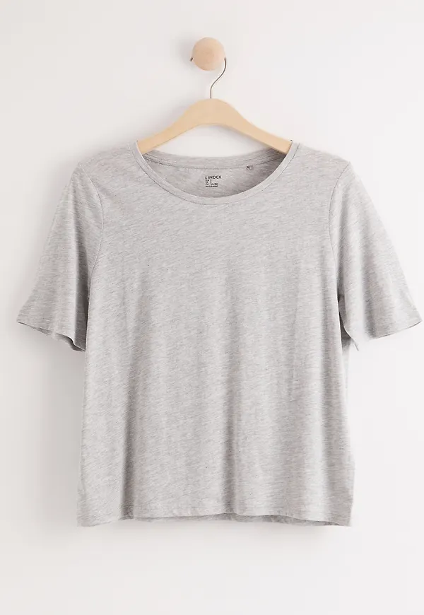 Kortärmad t-shirt i bomull