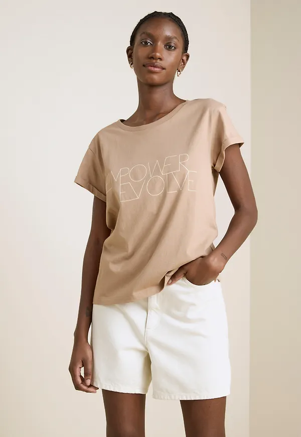 Kortärmad t-shirt i bomull