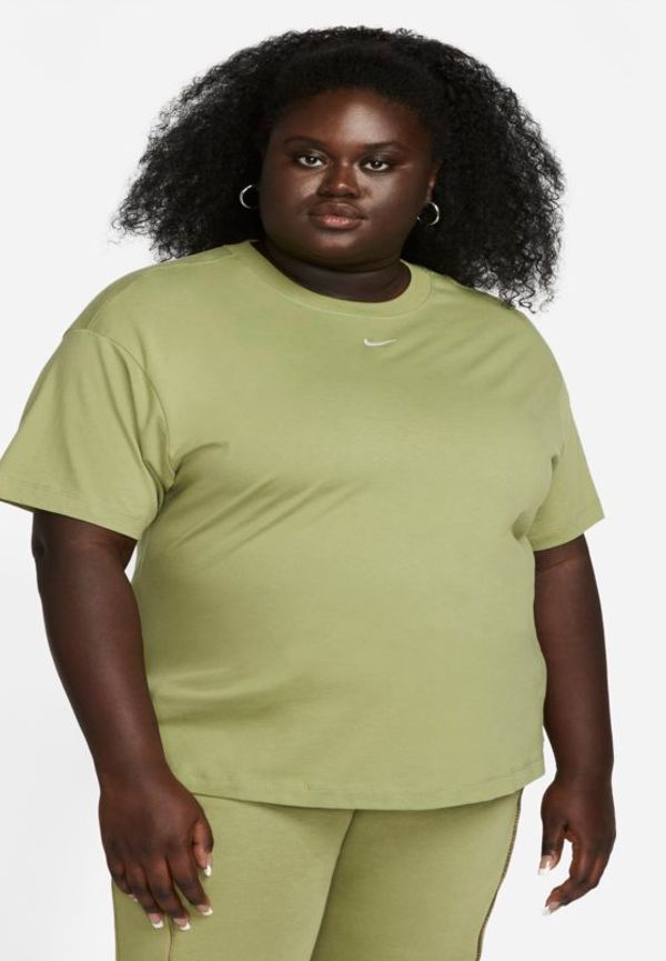 Kortärmad t-shirt i oversize-modell Nike Sportswear Essential för kvinnor - Grön