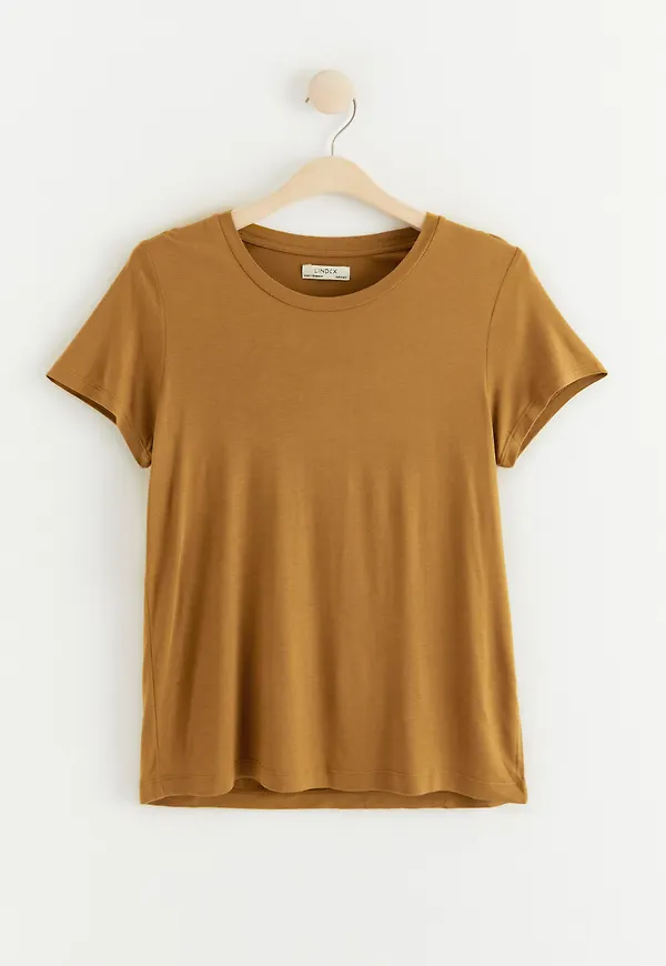 Kortärmad t-shirt i viskos