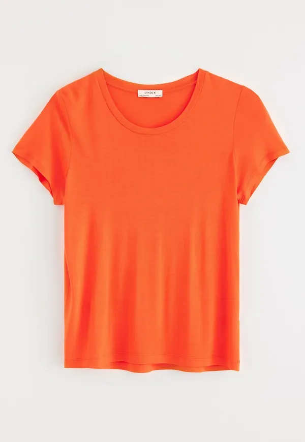 Kortärmad t-shirt i viskos