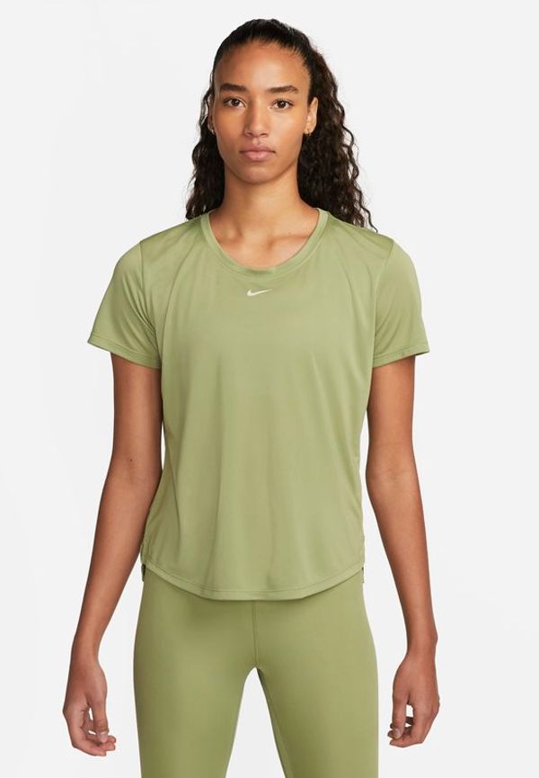 Kortärmad tröja med standardpassform Nike Dri-FIT One för kvinnor - Grön