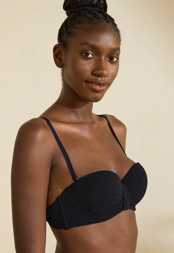 Krinklad balconette bikini bh