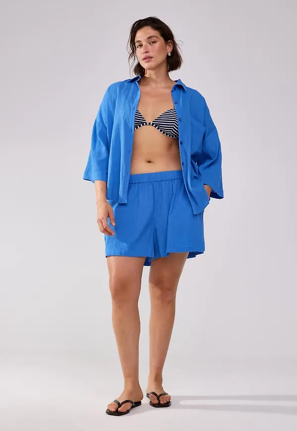 Krinklade shorts