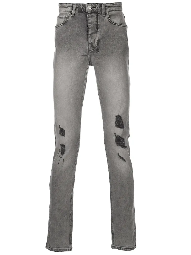 Ksubi Prodigy skinny-jeans med slitning - Grå
