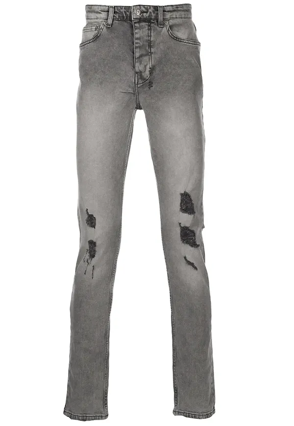 Ksubi Prodigy skinny-jeans med slitning - Grå