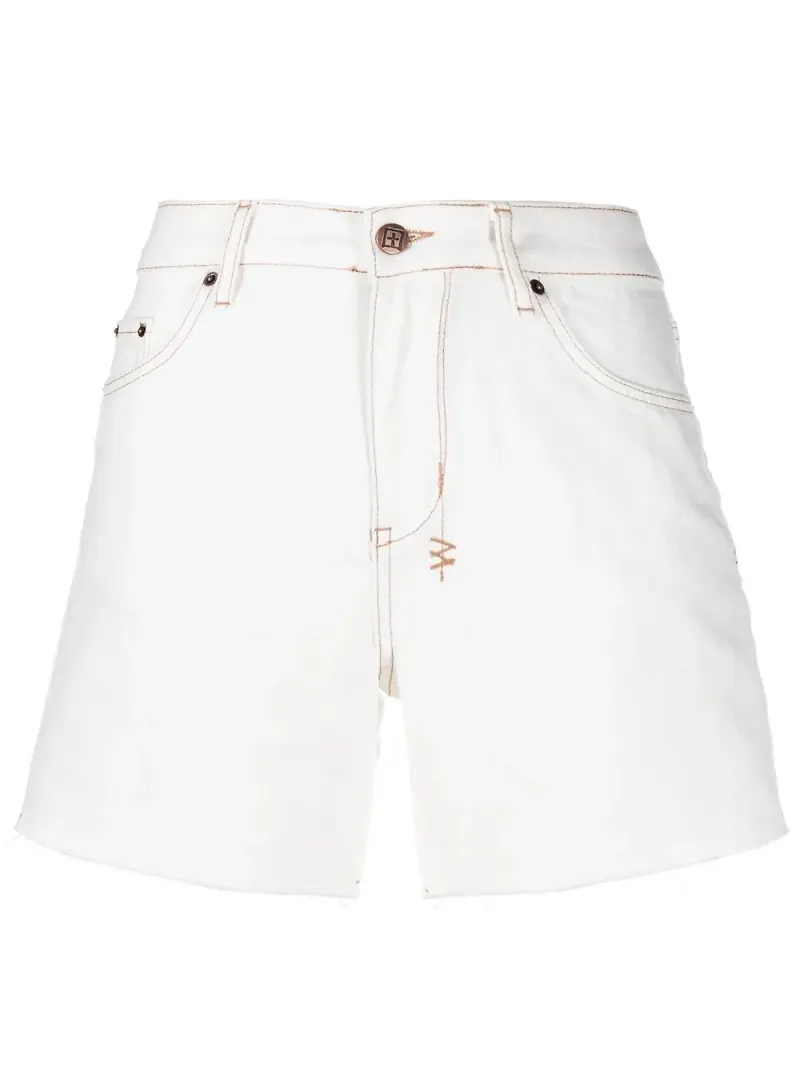 Ksubi Racer jeansshorts - Vit