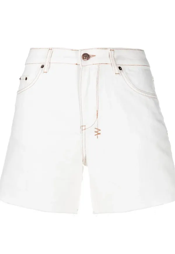 Ksubi Racer jeansshorts - Vit