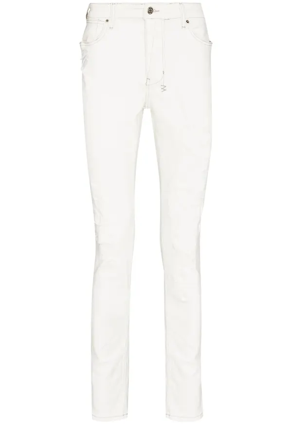 Ksubi Van Winkle Trashed skinny-jeans - Neutral