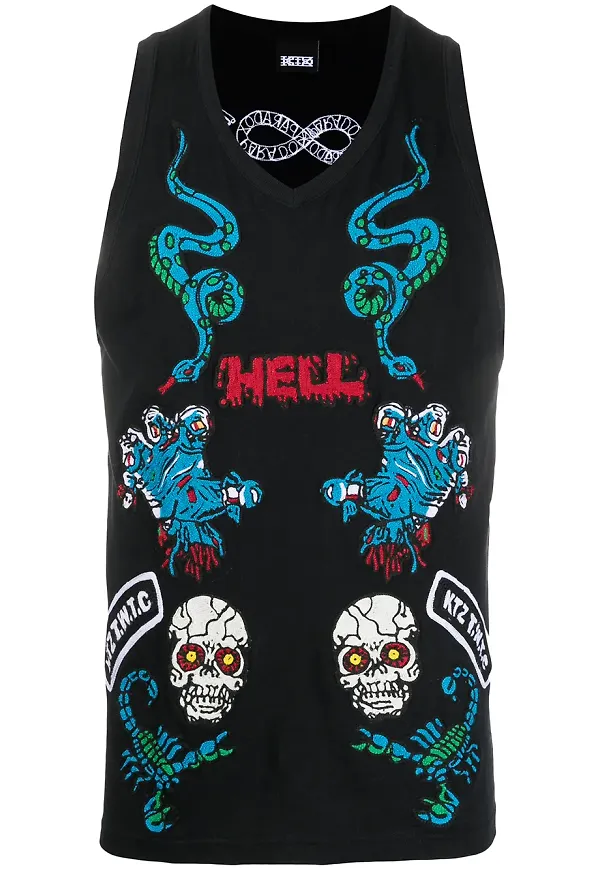 KTZ Patches topp - Svart