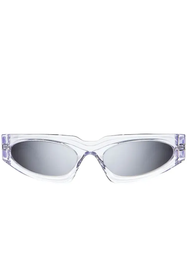 Kuboraum solglasögon med transparent design - Vit