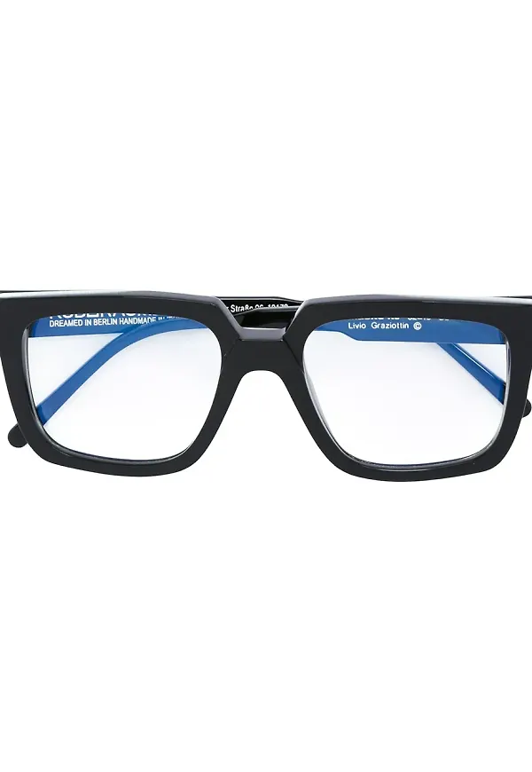 Kuboraum square frame glasses - Svart