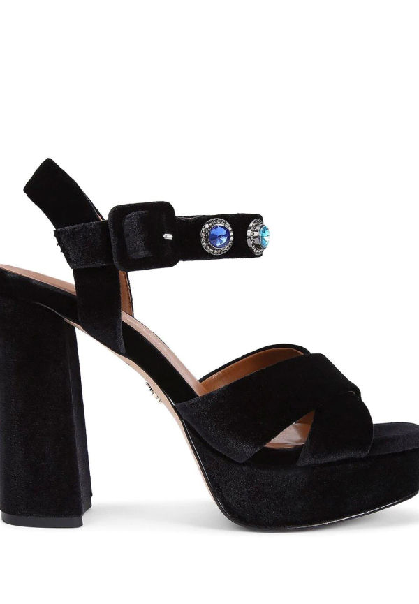 Kurt Geiger London Octavia platåsandaler - Svart