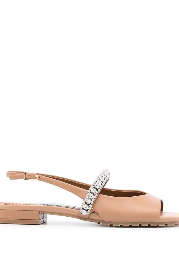 Kurt Geiger London Princely slingback-sandaler - Brun