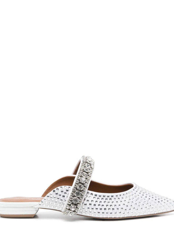 Kurt Geiger London tofflor med strass - Silverfärgad