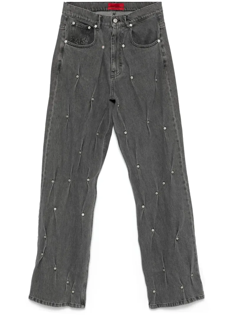 KUSIKOHC Multi Rivet jeans - Grå