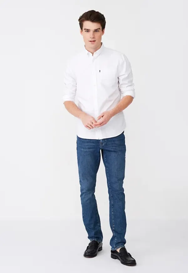 Kyle Organic Cotton Oxford Shirt