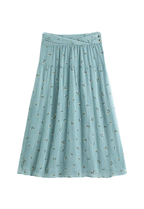 La Redoute - Blommig kjol - Svart