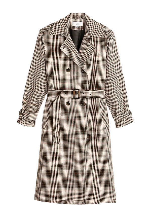 La Redoute - Rutig trenchcoat - Brun