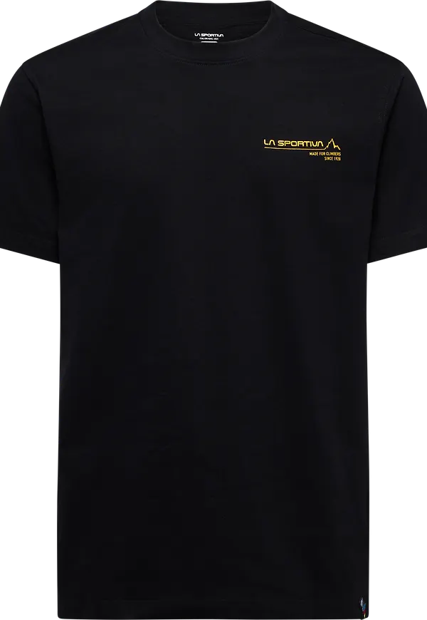 La Sportiva Men's Since 1928 T-Shirt Black/Yellow