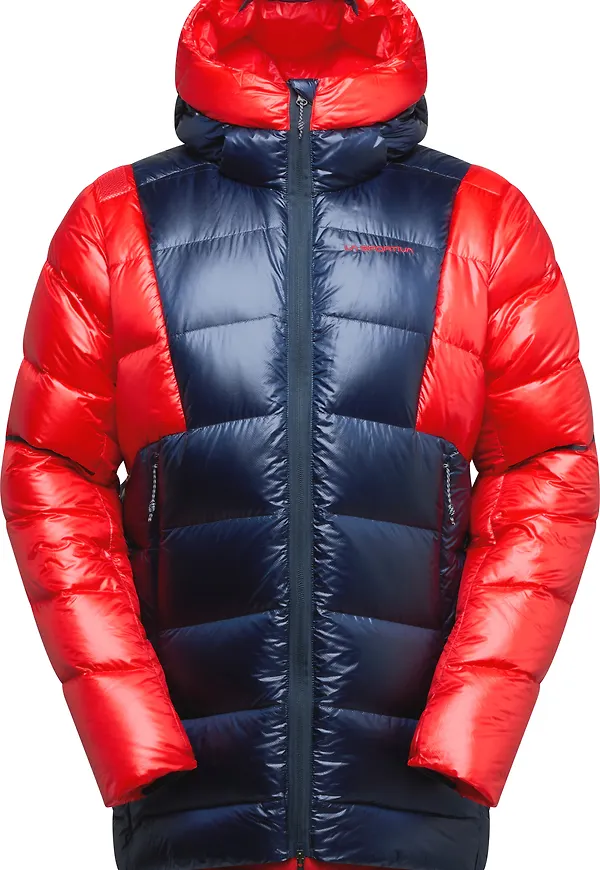 La Sportiva Men's Supercouloir Down Jacket Night Sky/Mountain Red